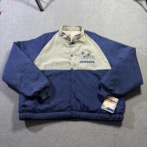 Vtg Dallas Cowboys Jacket XL Swingster Owens Corning Fiberglas NWT Pink‎ Panther